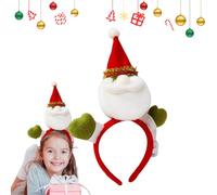 Moxeupon - Fasce di Natale per le donne con campana, fasce per capelli copricapo di Natale, riccioli per capelli di Natale, accessori per capelli di Natale, regali per feste, regali