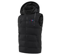 Moxeupon Gilet riscaldante in pile | Giacca riscaldante elettrica in pile - Giacca calda a 3 temperature regolabili, giacca riscaldata, gilet invernale per spalle, schiena e collo