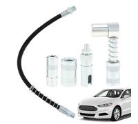 Moxeupon Kit di Ugelli per Lubrificante Spray - Kit di Sostituzione per Tubi di Spruzzatore di Grasso - Accessori di Precisione Robusti per Officina Meccanica Industriale