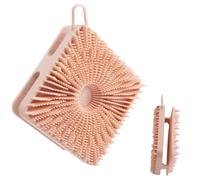 Moxeupon Massaggiatore per cuoio capelluto, Body Scrubber Shampoo - Pulitore doppio lato | 2 in 1 massaggiatore per cuoio capelluto, setole morbide, strumento per massaggio per bambini, donne e uomini