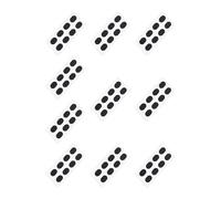 Moxeupon Naselli per occhiali antiscivolo | Supporti per naso in schiuma morbida | 40 paia intercambiabili per occhiali da lettura lavoro sport tempo libero ufficio trucco, Nero , vedi descrizione