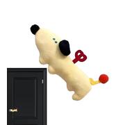 Moxeupon Protezione per maniglia per porta - Modello diritto cane carino protezione maniglia, decorazione morbida per la casa per il bagno, l'inverno, anziani, appartamento, armadio, cucina, adulti,