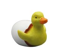 Moxeupon Statua d'anatra - Piccole anatre in resina - Scultura decorativa - Statuetta di scoppio anatroccolo per camera da letto, ufficio, scaffali casa