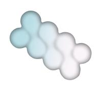 Moxeupon Tampone da polso con tastiera, ritmo da polso a tastiera, cuscino della mano gradiente, resto del polso in memory foam per tastiera del computer, per un rilievo di digitazione