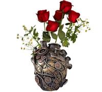 Moxeupon Vaso Gotico | Accessori Divertenti per Fiori | Design Anatomico Del Cuore Con Fori Decorazione Per Piante Per Salute Scrivania Regalo Per La Festa Della Mamma Halloween Arredamento Casa