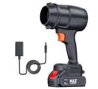 Moxeupon Ventilatore portatile, ventilatore auto per asciugare,Pali portatili potenti - Controllo compresso per la manutenzione della pulizia del giardino della terrazza