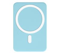 Moxie, Batteria esterna 10W 5000mAh compatta portatile, Blu chiaro