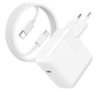 Moxie Caricabatterie USB-C per MacBook carica rapida 30W cavo 1 metro e 70, Bianco