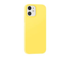 MOXIE Protettiva COLORSKINIP12YELLO Cover per Apple iPhone 12/12 Pro, Giallo