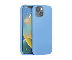 MOXIE Protettiva COLORSKINIP14ICEBL Cover per Apple iPhone 14, Blu chiaro