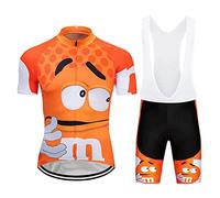 Moxilyn Abbigliamento Ciclismo Uomo Completo Maglia Ciclismo +20D Gel Bib Pantaloncini Mtb Estivo Set Per Bicicletta