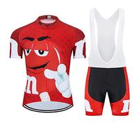 Moxilyn Abbigliamento Ciclismo Uomo Completo Maglia Ciclismo +20D Gel Bib Pantaloncini Mtb Estivo Set Per Bicicletta