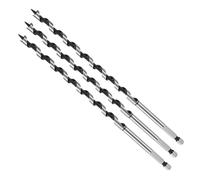 MOXPIFY Punte per trapano a coclea per legno, 3 pezzi, 8 mm, gambo esagonale lungo 230 mm, punte extra lunghe per la lavorazione del legno (3 pezzi da 8 mm x 230 mm)