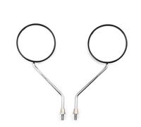 MOXSQFT Bar End Laterale Specchietti Specchietti Retrovisori Specchietti Retrovisori Moto 2 Pezzi 8mm Specchietti Laterali Rotondi Universali Accessorio L'aggiornamento dello Specchietto Retrovisore