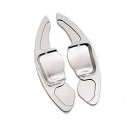 MOXSQFT Palette del Cambio Compatibile con per Golf 5 per MK5 V R32 per GTX per GTI per GT-TSI Palette del Cambio per Auto Estensione del Cambio al Volante Copertura del Cambio(Silver)