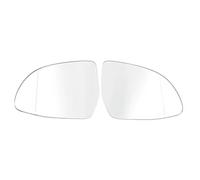 MOXSQFT Specchio Vetro Retromarcia Compatibile con BMW per X3 F25 2010-2017 G01 2017-2020 X4 F26 G02 2014-2020 1 Paio di Specchietti Retrovisori Riscaldati in Vetro per Portiera Laterale
