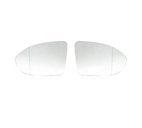 MOXSQFT Specchio Vetro Retromarcia Compatibile con per Mk8 2020-2024 Specchietto Retrovisore Sinistro + Destro in Vetro per Portiera Laterale con Specchio per Angolo Cieco Riscaldato 5H0857521