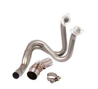 MOXSQFT Tubo Collegamento Centrale Compatibile con per Ninja650 per ER6N 2017-2019 Accessori per Moto Marmitta di Scarico per Moto Marmitta di Scarico di Ricambio