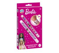 Moxy Barbie Diamond Paint Bracelets, 2-Piece Set, for Ages 6 Craft, Arts and Cra