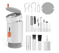 MOXYOY Kit di pulizia 20 in 1 per la pulizia dello schermo del computer portatile, kit di pulizia per AirPods, detergente per schermo, gadget da scrivania multifunzionale, kit di spazzole per tablet