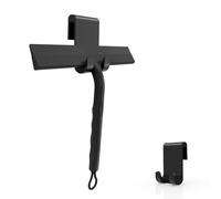 MOXYOY Lavavetri doccia in silicone con gancio, raschietto d'acqua multi-superficie per vetro del bagno, porte della doccia, finestre e specchietti dell'auto, strumento di pulizia senza striature per