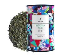 Moya Tè Verde Sencha No. 21 Biologico | 60 g | Il Migliore Tè Verde Giapponese | Cordiale per Vegani e Vegetariani | Ideale per un regalo
