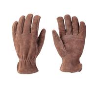 Moyeetings Guanti in Pelle di Mucca Resistente Guanti con Palmo Rinforzato Robusto Guanto con Palmo Rinforzato per Saldatori, Saldatura, Lavori in Cantiere