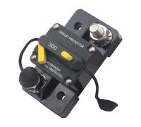 Moyeetings Interruttore di Protezione DC con Scatto Termico E Leva Manuale Gialla per Impianti Fotovoltaici Nautici E Automotive con Alloggiamento Impermeabile E Morsetti Protetti, 300A