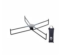 Moyeetings Outdoor Support Pole Supporto Pieghevole Base Stabile a Telaio Incrociato Stand Portatile in Ferro E Acciaio Inox Portata 100 Kg con Borsa Adatto per