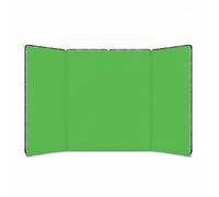 Moyeetings Photography Screen Schermo Verde Pieghevole Portatile Background Fotografico in Poliestere con Cornice in Lega di Alluminio per Compositing, Verde
