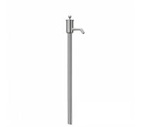 Moyeetings Pompa di Trasferimento Olio in Acciaio Inox Compatta Pompa Manuale con Stantuffo a Senza Attrezzo Industriale per Officina, 94 CM
