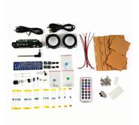 Moyeetings Radio Bluetooth Assemblaggio FAI DA TE Radio Speaker Kit Con Hands On Saldatura Scheda Modulo Audio Telecomando Infrarossi Antenna Esterna Adatto per