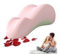MOYIDUE Cuscino a Cuneo per Gioco per Adulti, Cuscino di Sedere per Coppie, Cuscino di intimità Memory Foam, fornisce Supporto per la Vita e Il Collo, Ideale per sedersi e mentire