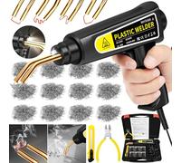 MOYKSRR 80W Saldatrice per Plastica, Kit di Riparazione Paraurti Auto con 800pcs 6 Tipo Graffette, Plastica Saldatrice Kit, Kit di Plastica Riparazione Saldatura per Auto Paraurti/Auto Ricambi
