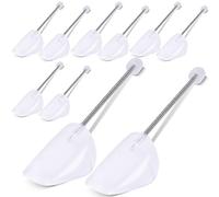 MOYKSRR Set da 5 Paia di Tendiscarpe in Plastica, Regolabile Adulto Scarpa Albero, Forma per Calzature, Forme Scarpe Con Tensione Molla Bobina, Taglia variabile 39-47 per Scarpe Casual,Scarpe di Pelle
