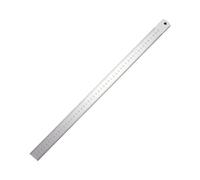 Moynagh Righello in acciaio inox da 50 cm, con scala metrica, spessore 5 mm, ideale per disegno, architettura, ingegneria e arte