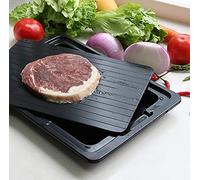 MoYouno Vassoio di scongelamento rapido, piastra di scongelamento che scongela, piastra di scongelamento in alluminio piastra di scongelamento rapido (295 x 205 x 2 mm)