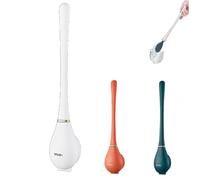 moytarcp Modern Flexible Silicone Toilet Caspa for Home - Upgraded Silicone Toilet Brush, Silicone Toilet Wand Bowl Brush And Holder Set, Rubber Toilet Brush, Toilet Brush And Holder (White)