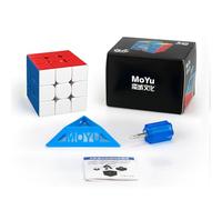 MOYU Meilong 3X3 M Speed Cube Cubo Magico Magnetico Cubo Puzzle Rompicapo 3D Flessibile per Amante del Cubo