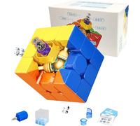 Moyu Super RS3M 2022 Maglev 3x3x3 Ball-Core version Magnetic Magic Cube Stickerless Professional Smooth Speed Cube Cubing Classroom Durable 3D Puzzle Toys