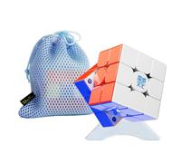 MoYu WeiLong V11 3x3 puzzle magico cubo visibile M 8 livelli doppia regolazione livello sensazione 3x3x3 Twist 3D cubo girevole (WeiLong V11 20M sfera nucleo MagLev panno magico versione)