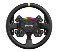 Moza Racing RS025 periferica di gioco Nero Volante PC (MOZA RS V2 Steering Wheel Round - Leather 33 cm [RS25]) [RS25]