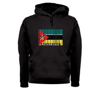 Mozambico Codice a Barre Stile Bandiera - Adulti Felpa/Maglione - Love Maputo
