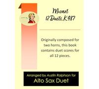 Mozart 12 duets, K. 487 - alto sax duet