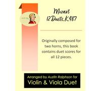 Mozart 12 duets, K. 487 - violin and viola duet