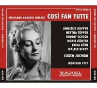 Mozart Annelies Kupper; Topper; Rudolf Schock Cosi Fan Tutte (Jochum, Kup (CD)