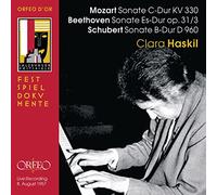 Mozart/Beethoven/Schubert: haskil - Pianosonat Kv330/Op31/3/D960