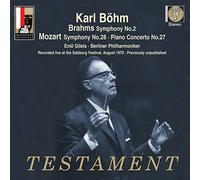 Mozart/ Brahms/ Gilels/ Bohm/ Berlin Phil - Piano Con 27 Sym 28 Sym 2
