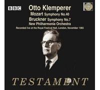 Klemperer Mozart: Sinfonie Nr.40 / Bruckner: Sinfonie Nr.7 (CD)