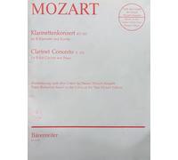 Mozart: Clarinet Concerto, K.622 (Version for Bb Clarinet & Piano) Urtext